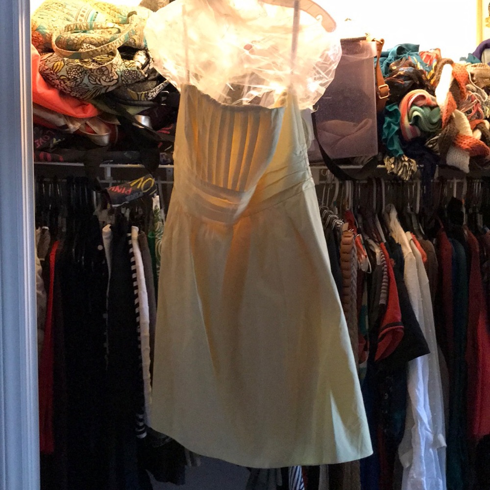 Canary Yellow Bridesmaid dress